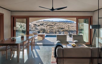 Tent Interior, Camp Sarika, Amangiri, USA